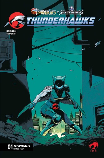 THUNDERCATS X SILVERHAWKS THUNDERHAWKS 1 CVR B DECLAN SHALVE