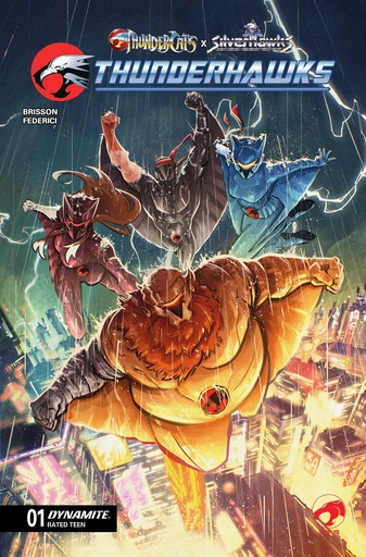 THUNDERCATS X SILVERHAWKS THUNDERHAWKS 1 CVR D ALESSANDRO RA