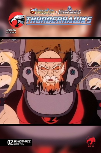 THUNDERCATS X SILVERHAWKS THUNDERHAWKS 2 CVR E ANIMATION ART