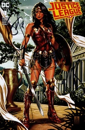 DF JUSTICE LEAGUE 1 CSA EXCLUSIVE VARIANT SIGNED SCOTT SNYDE