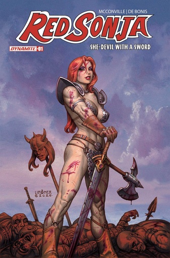 RED SONJA SHE DEVIL WITH A SWORD 1 CVR C JOSEPH MICHAEL LINS