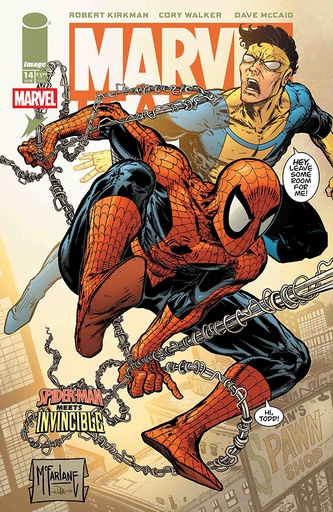 DF MARVEL TEAM UP 14 FACSIMILE ED MCFARLANE & MCCAIG VARIANT