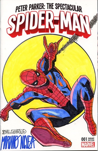 DF MARVEL COMICS COMMISSIONED CVR ART BY NICIEZA DELBEATO SP