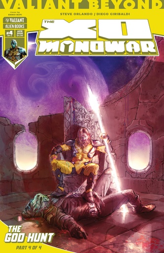VALIANT BEYOND X O MANOWAR 8 THE GOD HUNT 4 VAR B (BUFI)