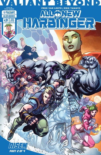 VALIANT BEYOND ALL NEW HARBINGER 8 RISEN 2 COVER A (RODRIX)