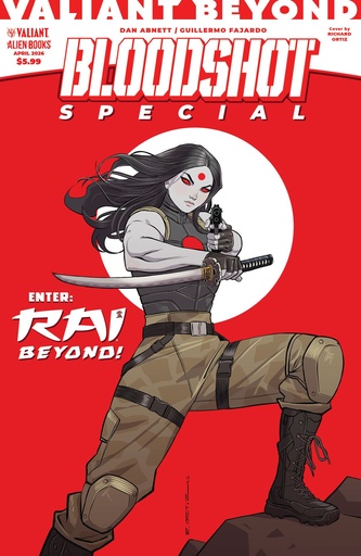 VALIANT BEYOND BLOODSHOT SPECIAL VAR RI (15) (ORTIZ FULL ART
