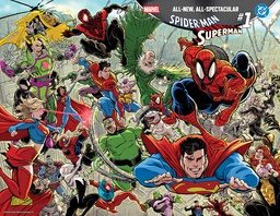 MARVEL/DC SPIDER MAN/SUPERMAN 1 KAARE ANDREWS WRAPAROUND VAR