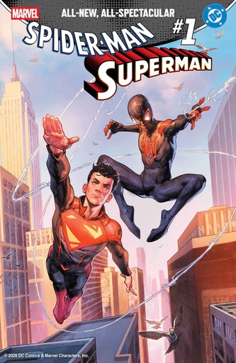 MARVEL/DC SPIDER MAN/SUPERMAN 1 JEROME OPENA VAR