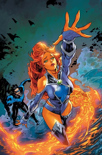 NEW TITANS 35 CVR C STEPHEN SEGOVIA CARD STOCK VAR