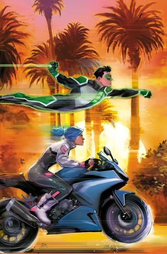 GREEN LANTERN 34 CVR C ROD REIS CARD STOCK VAR