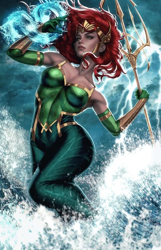 EMPEROR AQUAMAN 16 CVR B ARIEL DIAZ CARD STOCK VAR