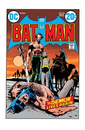 BATMAN 244 FACSIMILE ED CVR A NEAL ADAMS