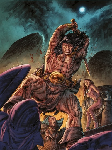 SAVAGE SWORD OF CONAN 14 CVR D DOUG BRAITHWAITE VIRGIN VAR