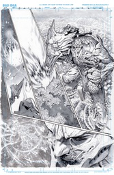 OLYMPUS SAGA MEGALITH 1 CVR E LEWIS LAROSA ORIGINAL ART ED 2