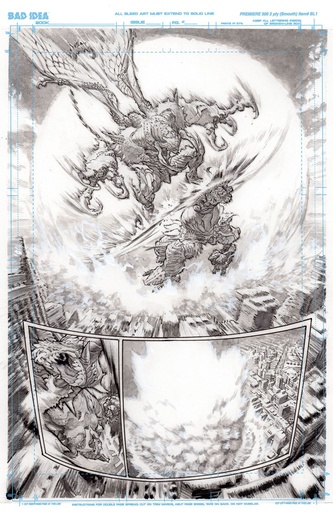 OLYMPUS SAGA MEGALITH 1 CVR G LEWIS LAROSA ORIGINAL ART ED 4