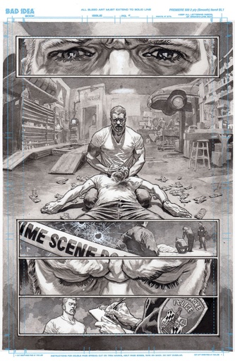 OLYMPUS SAGA MEGALITH 1 CVR J LEWIS LAROSA ORIGINAL ART ED 7