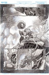 OLYMPUS SAGA MEGALITH 1 CVR K LEWIS LAROSA ORIGINAL ART ED 8