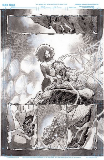 OLYMPUS SAGA MEGALITH 1 CVR K LEWIS LAROSA ORIGINAL ART ED 8