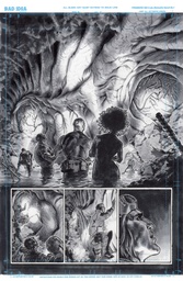 OLYMPUS SAGA MEGALITH 1 CVR U LEWIS LAROSA ORIGINAL ART ED 1