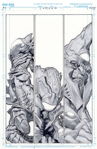 OLYMPUS SAGA MEGALITH 1 CVR V LEWIS LAROSA ORIGINAL ART ED 1