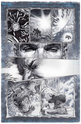 OLYMPUS SAGA MEGALITH 1 CVR AC LEWIS LAROSA ORIGINAL ART ED