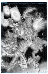 OLYMPUS SAGA MEGALITH 1 CVR AG LEWIS LAROSA ORIGINAL ART ED