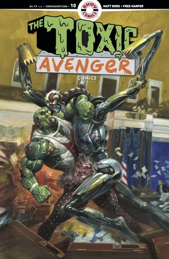 TOXIC AVENGER COMICS 10 CVR A FRED HARPER
