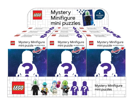 LEGO MYSTERY MINIFIGURE PUZZLES (SPACE EDITION) 12 BOX DISPL