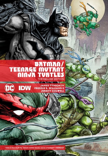 BATMAN TEENAGE MUTANT NINJA TURTLES THE DELUXE ED HC