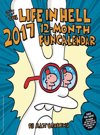 ITS THE LIFE IN HELL 2017 12 MONTH CALENDAR