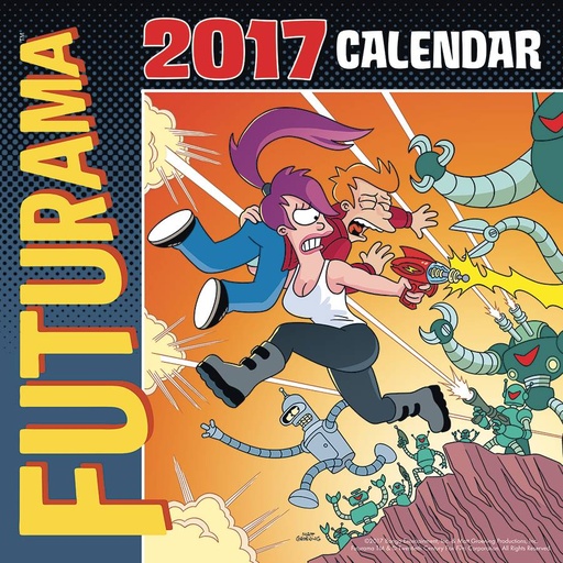 FUTURAMA 2018 12 MONTH CALENDAR