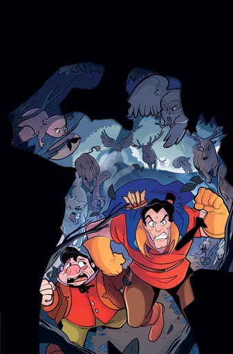 DISNEY VILLAINS GASTON 2 CVR G INC 1:10 MILENA CICCARELLO VI