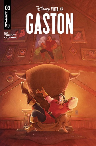 DISNEY VILLAINS GASTON 3 CVR A ALESSANDRO RANALDI