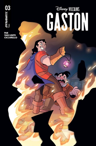 DISNEY VILLAINS GASTON 3 CVR C MILENA CICCARELLO VAR