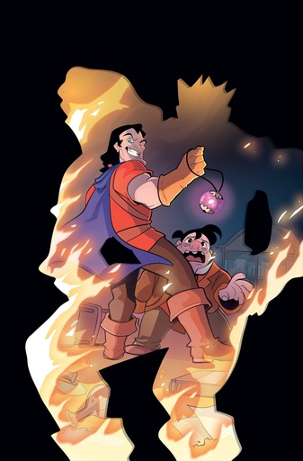 DISNEY VILLAINS GASTON 3 CVR F INC 1:10 MILENA CICCARELLO VI