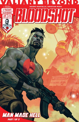 VALIANT BEYOND BLOODSHOT 4MAN MADE HELL 1 VAR B (TOMASELLI)