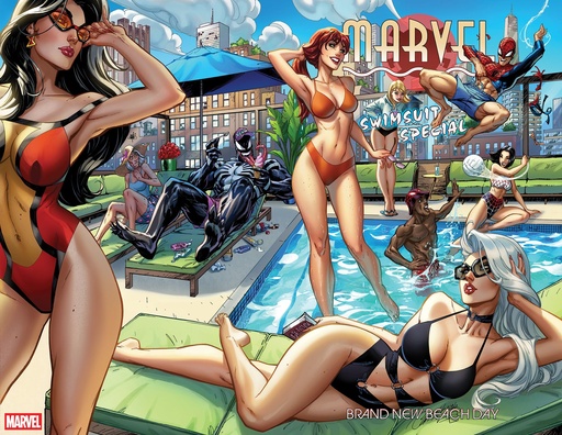 MARVEL SWIMSUIT SPECIAL BRAND NEW BEACH DAY 1 WRAPAROUND CVR