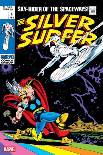 SILVER SURFER 4 FACSIMILE ED