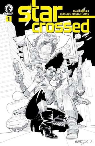 STARCROSSED 1 (CVR B) (B&W) (CORRADO MASTANTUONO)