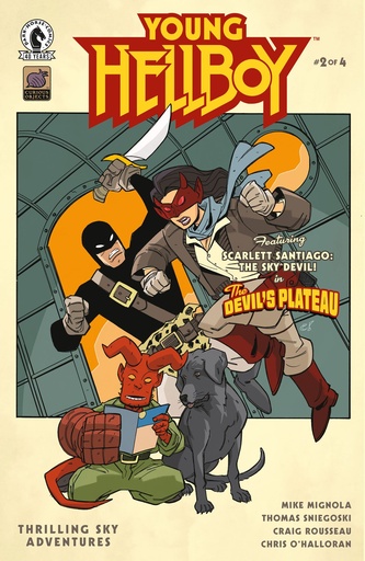 YOUNG HELLBOY THRILLING SKY ADV 2 (CVR A) (CRAIG ROUSSEAU)