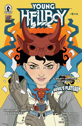 YOUNG HELLBOY THRILLING SKY ADV 2 (CVR B) (ALICE DARROW)