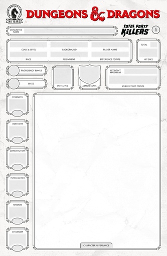 DUNGEONS & DRAGONS TOTAL PARTY KILLERS 1 (CVR E)