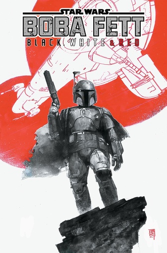 STAR WARS BOBA FETT BLACK WHITE & RED TREASURY ED