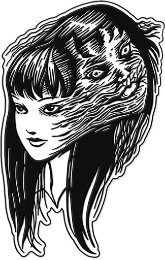 JUNJI ITO TOMIE ENAMEL PIN BADGE