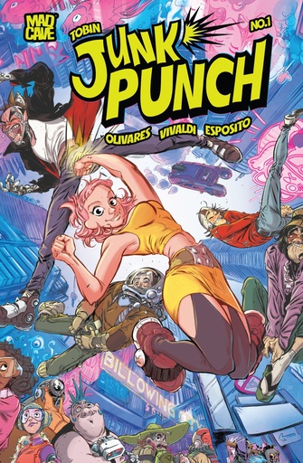 JUNK PUNCH 1 CVR E CARLOS JAVIER OLIVARES FOIL VAR