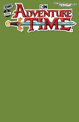 ADVENTURE TIME 14 CVR C BETTY GROF GREEN BLANK SKETCH VAR