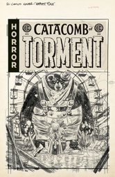 EC CATACOMB OF TORMENT 12 CVR D INC 1:20 TOM FOWLER B&W ARTI