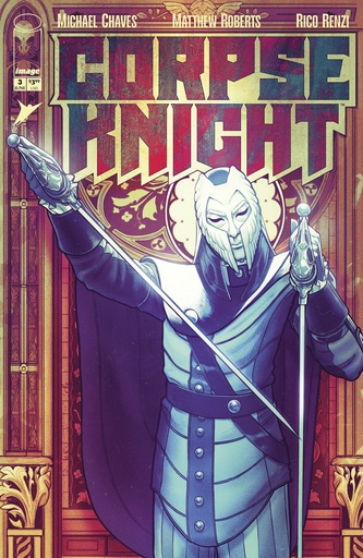 CORPSE KNIGHT 3 CVR D INC 1:25 NIMIT MALAVIA STAINED GLASS V