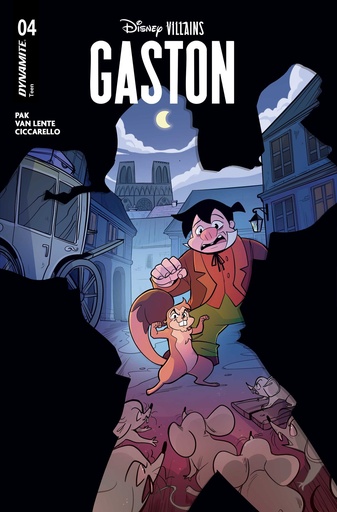 DISNEY VILLAINS GASTON 4 CVR C MILENA CICCARELLO VAR