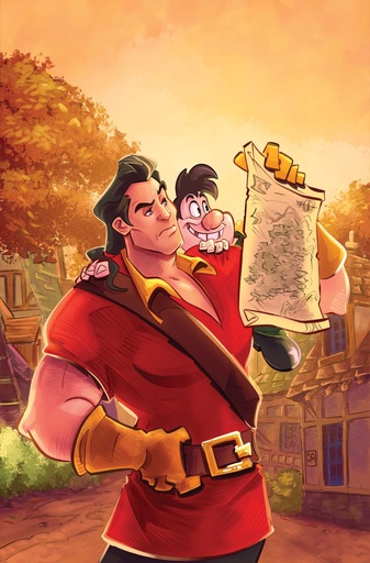 DISNEY VILLAINS GASTON 4 CVR H INC 1:20 ALESSANDRO RANALDI V
